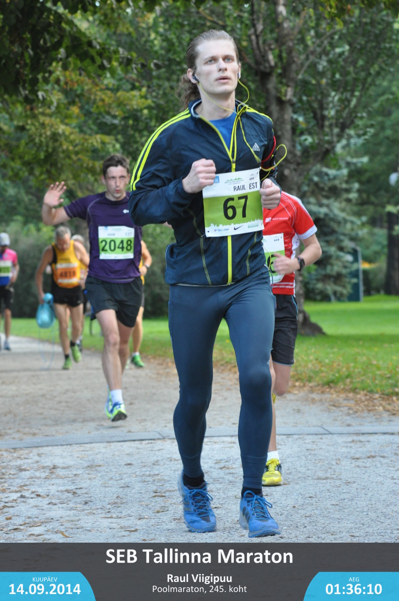 Raul jookseb SEB Tallinna Maratonil 2014