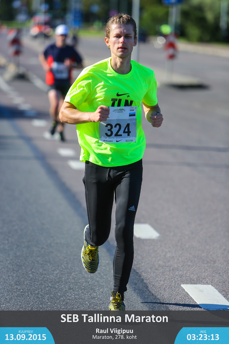 Raul jookseb SEB Tallinna Maratonil 2015